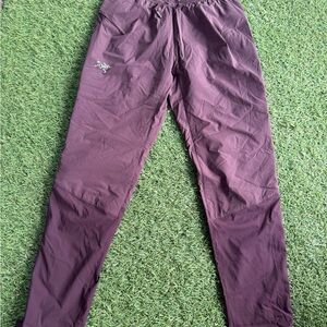 Arc'teryx Men's Plum/Burgundy Technical Pants